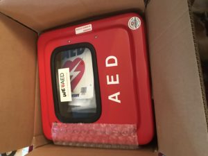 Defibrillator funded through an AED grant